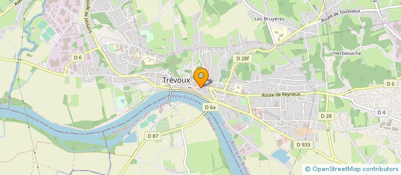 localisation de l'entreprise MADAME TIFFANIE PETIT à TREVOUX