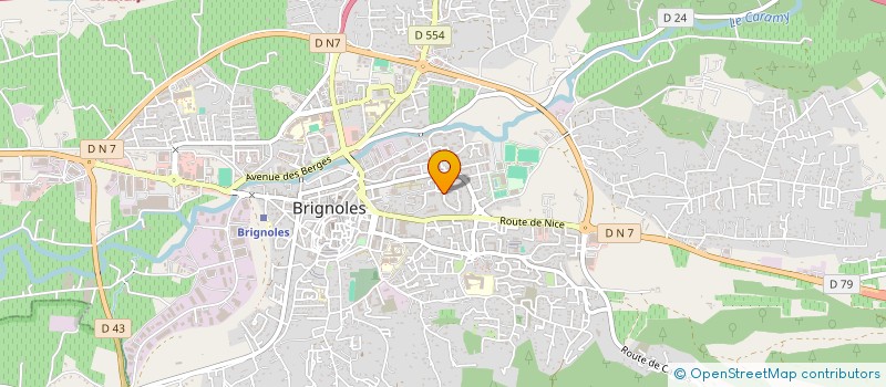 localisation de l'entreprise MADAME TIFFANNY MARZO  BRIGNOLES