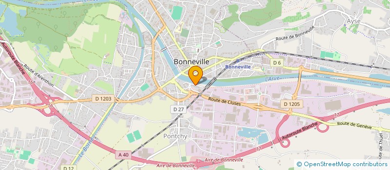 localisation de l'entreprise MADAME TIFFANY ACARD  BONNEVILLE