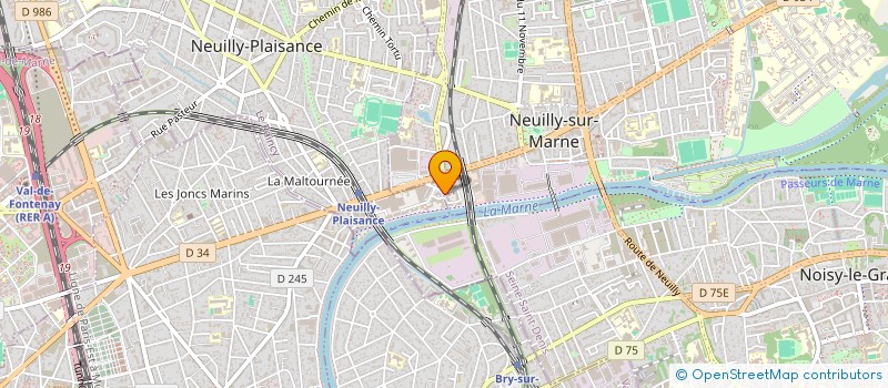 localisation de l'entreprise MADAME TIFFANY AFEKHAR-CARROPOLI  NEUILLY-SUR-MARNE