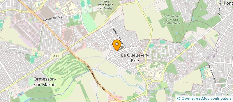 localisation de l'entreprise MADAME TIFFANY ALTIS à LA QUEUE-EN-BRIE