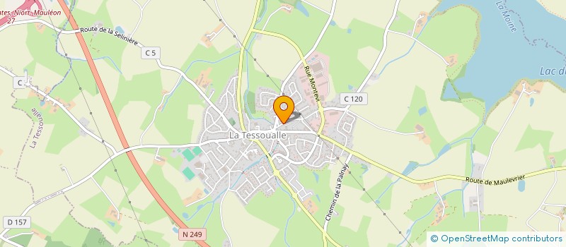 localisation de l'entreprise MADAME TIFFANY AUMONT  LA TESSOUALLE