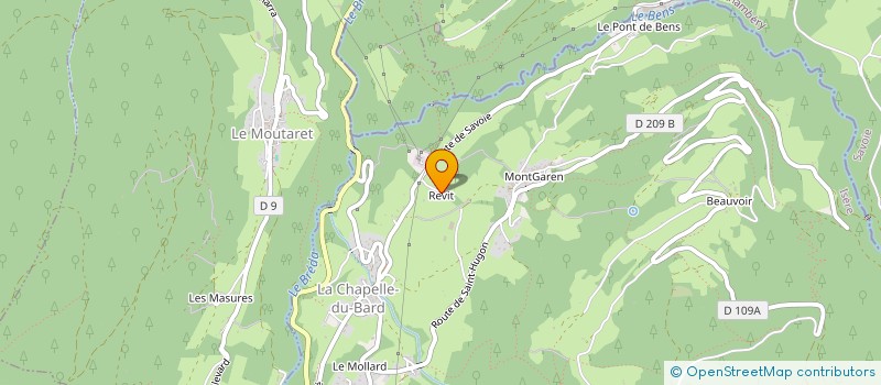 localisation de l'entreprise MADAME TIFFANY BARTHELD  LA CHAPELLE-DU-BARD