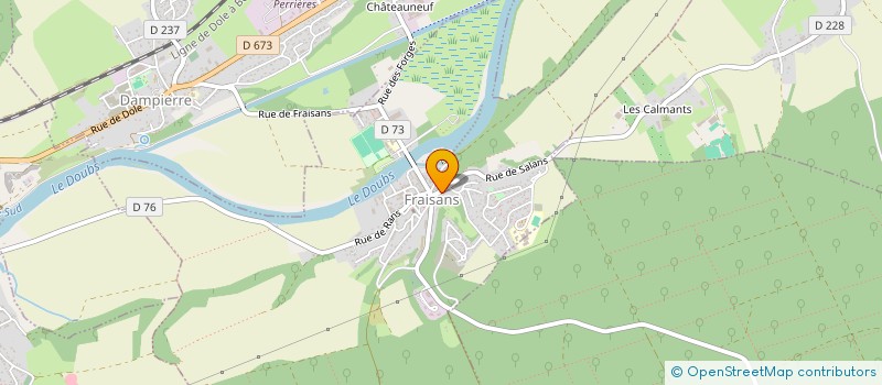 localisation de l'entreprise MADAME TIFFANY BARTHOD  COURTEFONTAINE