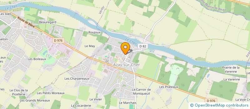 localisation de l'entreprise MADAME TIFFANY BELIN-PILFERT à AZAY-SUR-CHER