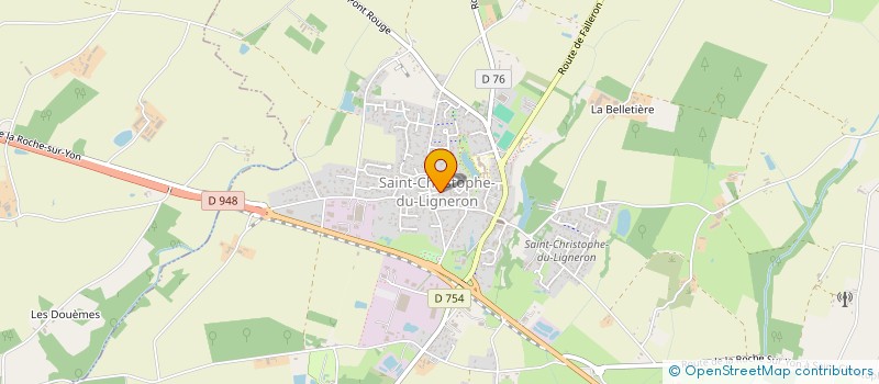 localisation de l'entreprise MADAME TIFFANY BENOIT à SAINT-CHRISTOPHE-DU-LIGNERON