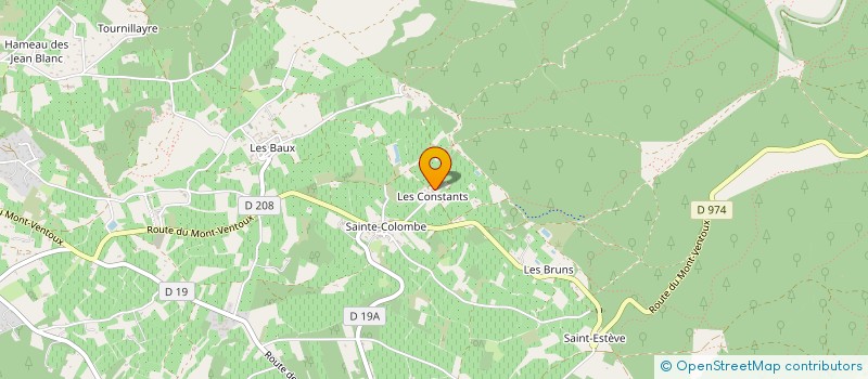 localisation de l'entreprise MADAME TIFFANY BERNARD à BEDOIN