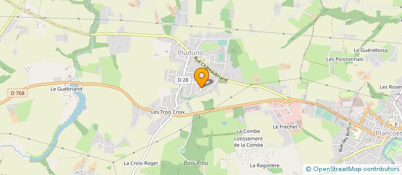 localisation de l'entreprise MADAME TIFFANY BICHON  PLUDUNO