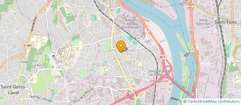 localisation de l'entreprise MADAME TIFFANY BLIVET  OULLINS-PIERRE-BENITE