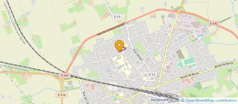 localisation de l'entreprise MADAME TIFFANY BLONDEL  HAZEBROUCK