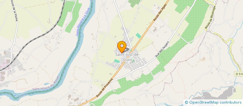 localisation de l'entreprise MADAME TIFFANY BOISSIEUX  SAINT-JUST-DE-CLAIX