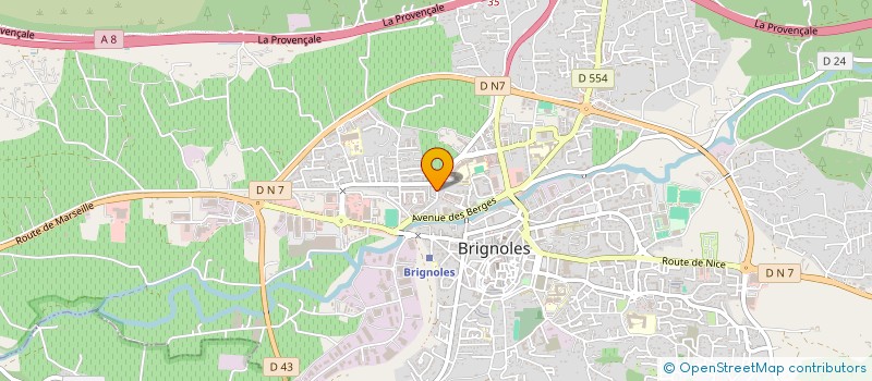 localisation de l'entreprise MADAME TIFFANY BONICHON à BRIGNOLES