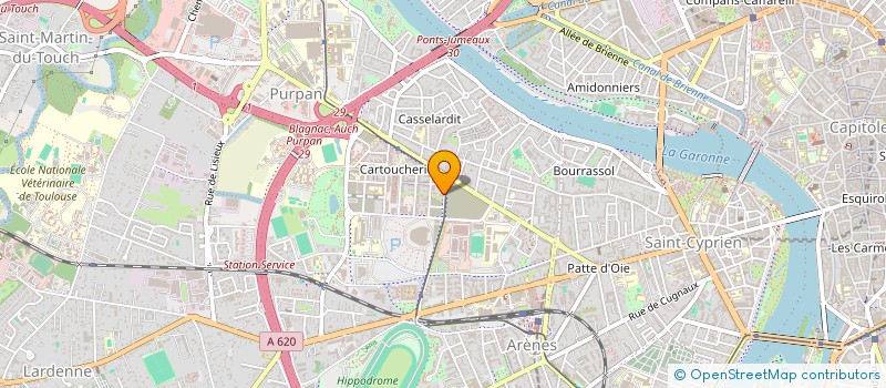 localisation de l'entreprise MADAME TIFFANY BORBOLLA  TOULOUSE