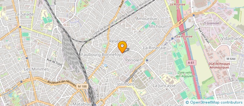localisation de l'entreprise MADAME TIFFANY BRILLARD à TOULOUSE