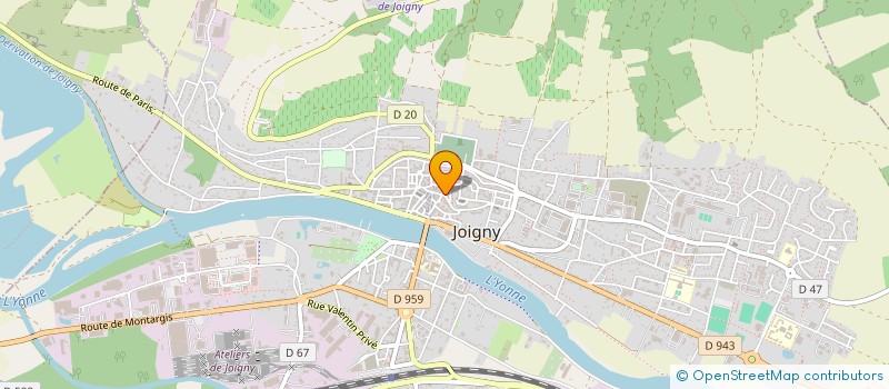 localisation de l'entreprise MADAME TIFFANY BUJDARZ à JOIGNY
