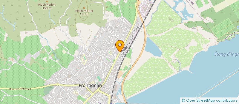 localisation de l'entreprise MADAME TIFFANY CHAUCHARD à FRONTIGNAN