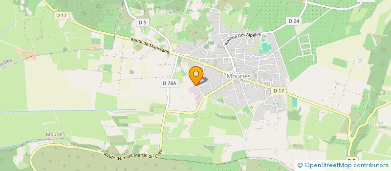 localisation de l'entreprise MADAME TIFFANY COQUARD  MOURIES