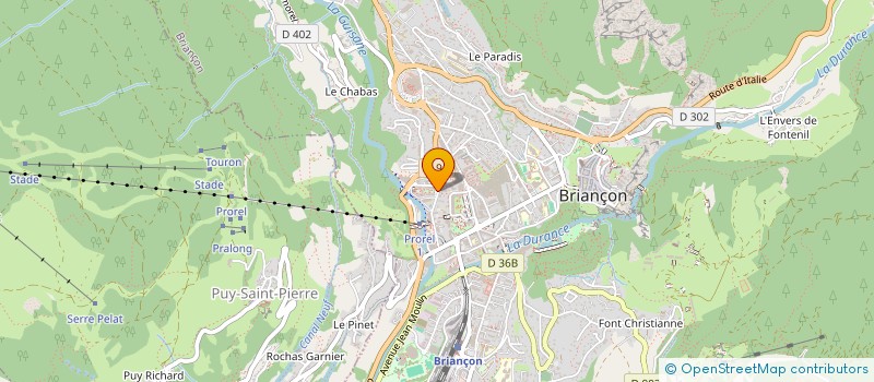 localisation de l'entreprise MADAME TIFFANY COTTENYE à BRIANCON
