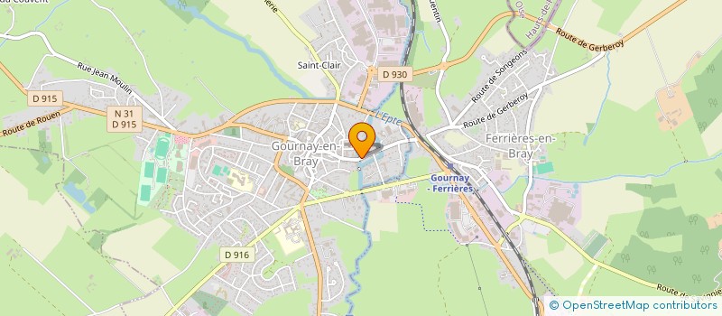 localisation de l'entreprise MADAME TIFFANY DAIRE  GOURNAY-EN-BRAY