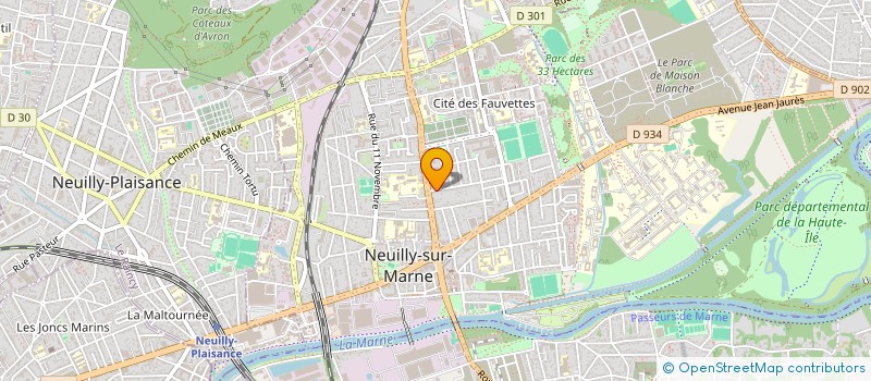 localisation de l'entreprise MADAME TIFFANY DANIS à NEUILLY-SUR-MARNE