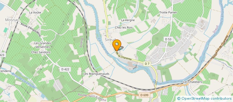 localisation de l'entreprise MADAME TIFFANY DAUBISSE  NERSAC