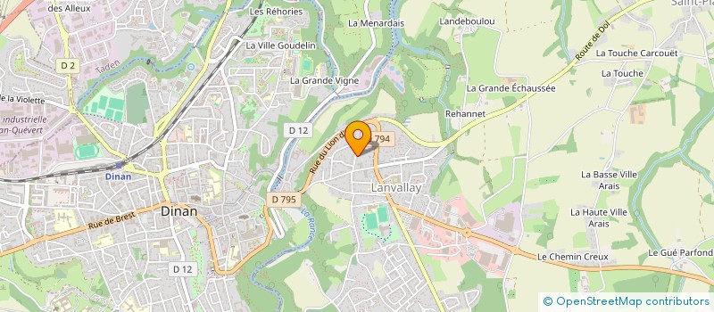 localisation de l'entreprise MADAME TIFFANY DEMAILLE  LANVALLAY