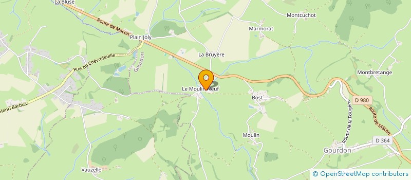 localisation de l'entreprise MADAME TIFFANY DENIZET  GOURDON