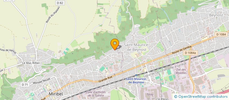 localisation de l'entreprise MADAME TIFFANY DEROGNAT à MIRIBEL