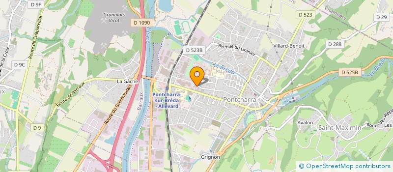 localisation de l'entreprise MADAME TIFFANY DOCO  PONTCHARRA