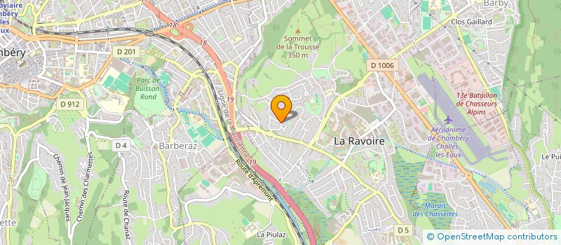 localisation de l'entreprise MADAME TIFFANY DOLAZZA  LA RAVOIRE