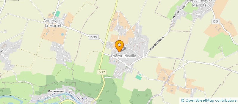 localisation de l'entreprise MADAME TIFFANY DROUET  THEROULDEVILLE