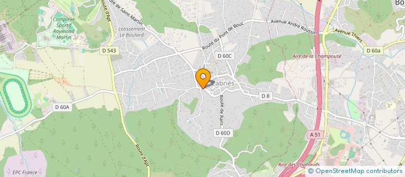 localisation de l'entreprise MADAME TIFFANY ESNOS  CABRIES