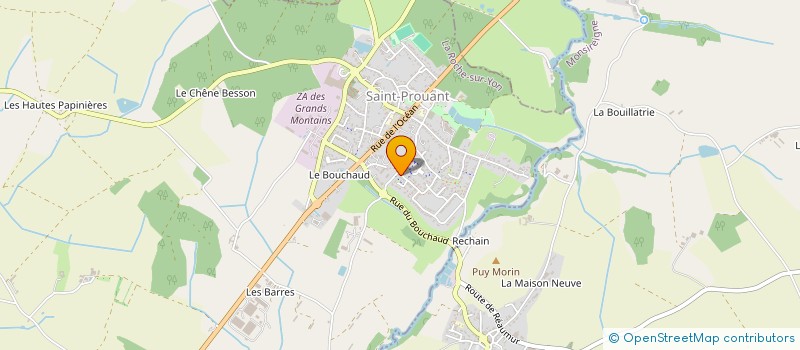 localisation de l'entreprise MADAME TIFFANY FADEL  SAINT-PROUANT