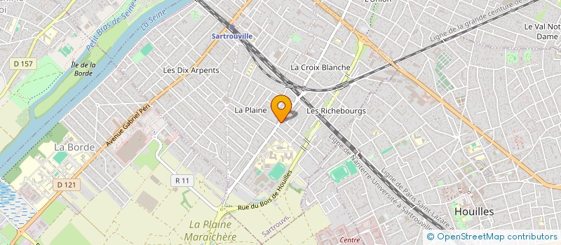 localisation de l'entreprise MADAME TIFFANY FERREIRA  SARTROUVILLE