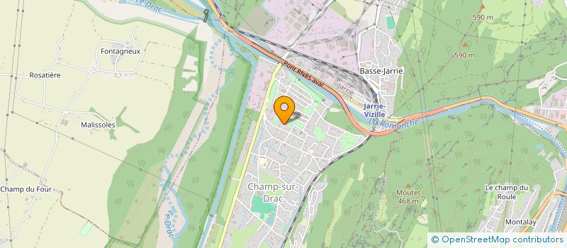 localisation de l'entreprise MADAME TIFFANY FORESTIER  CHAMP-SUR-DRAC