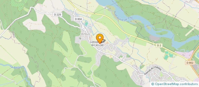 localisation de l'entreprise MADAME TIFFANY GALPIN  ARBUS