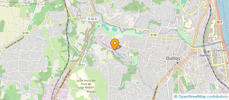 localisation de l'entreprise MADAME TIFFANY GARCIA  OULLINS-PIERRE-BENITE