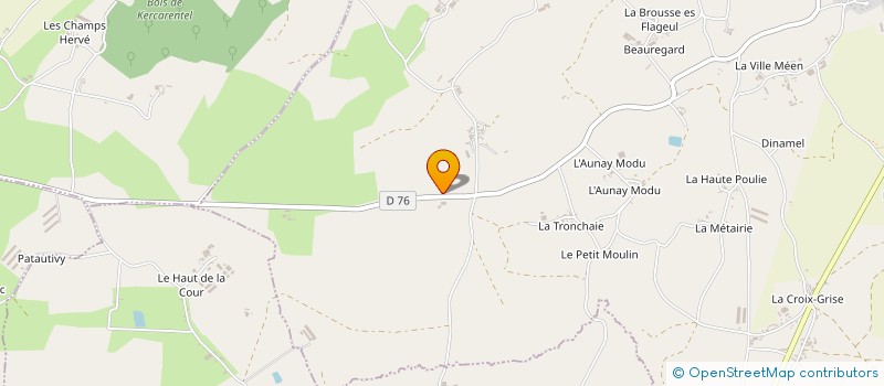 localisation de l'entreprise MADAME TIFFANY GIRODON  PLOUGUENAST-LANGAST