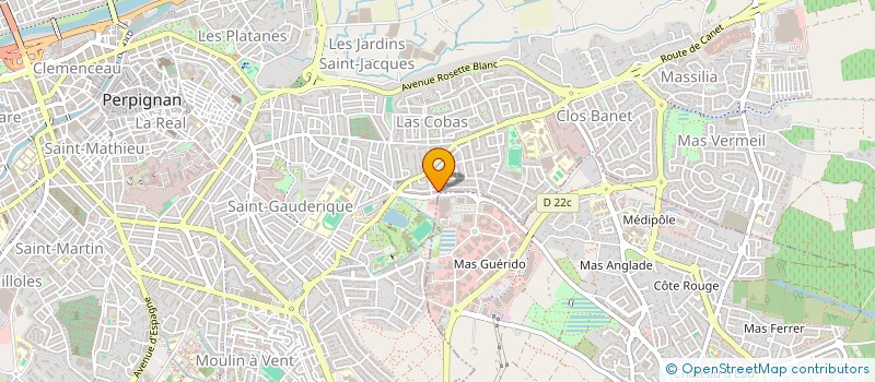 localisation de l'entreprise MADAME TIFFANY GORY  PERPIGNAN