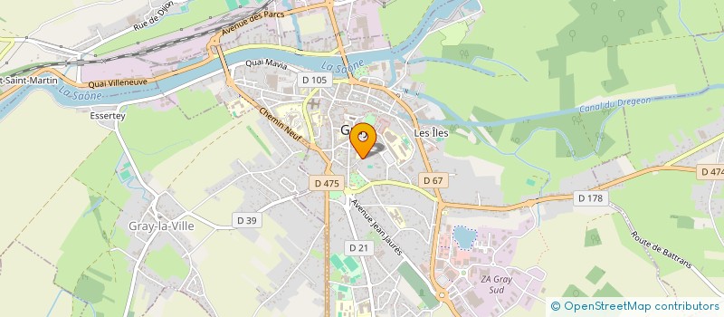 localisation de l'entreprise MADAME TIFFANY GRANDPERRIN  GRAY