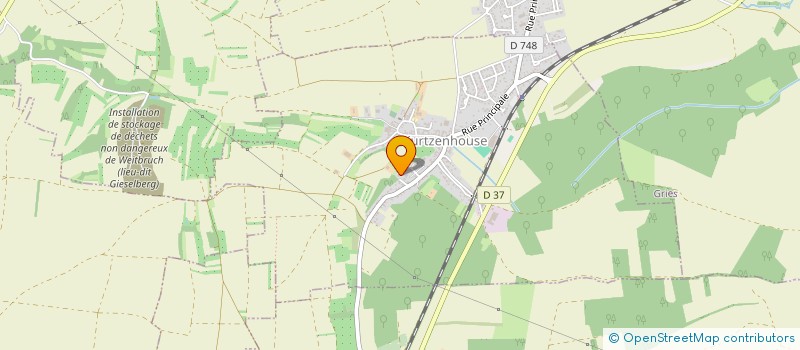 localisation de l'entreprise MADAME TIFFANY GRASS  KURTZENHOUSE