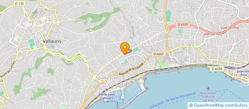 localisation de l'entreprise MADAME TIFFANY GUERRERO  VALLAURIS