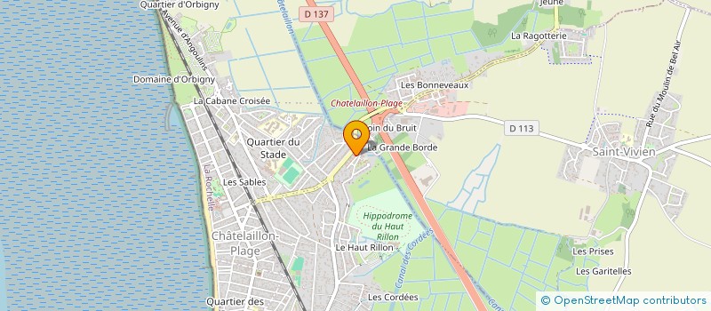 localisation de l'entreprise MADAME TIFFANY GUICHARD à CHATELAILLON-PLAGE