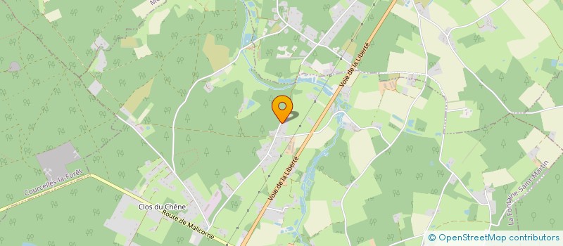 localisation de l'entreprise MADAME TIFFANY HAUDEBOURG  LA FONTAINE-SAINT-MARTIN