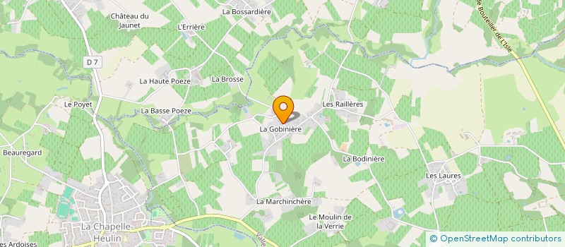 localisation de l'entreprise MADAME TIFFANY HERVE  VALLET