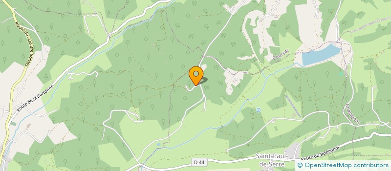 localisation de l'entreprise MADAME TIFFANY HURE  SAINT-PAUL-DE-SERRE