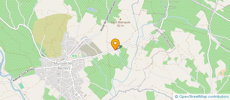 localisation de l'entreprise MADAME TIFFANY JANDER  MURVIEL-LES-BEZIERS