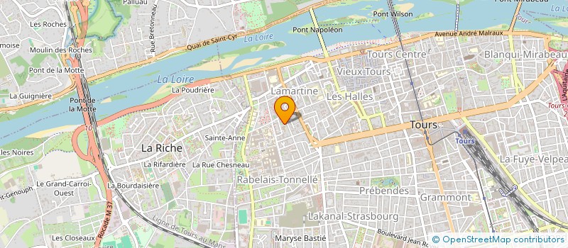 localisation de l'entreprise MADAME TIFFANY JEAMPIERRE  TOURS