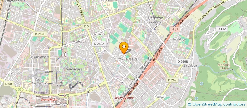 localisation de l'entreprise MADAME TIFFANY JUVENAL  SAINT-MARTIN-D'HERES