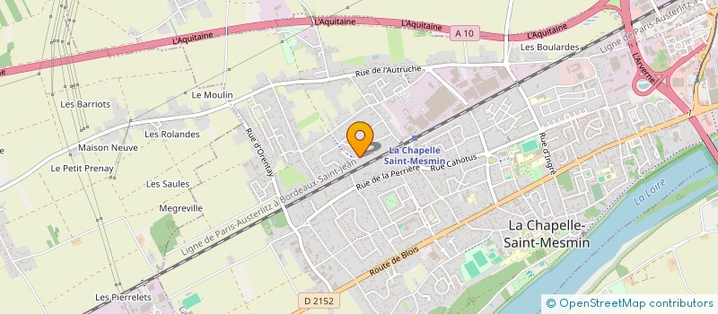 localisation de l'entreprise MADAME TIFFANY L'HELGOUALCH  LA CHAPELLE-SAINT-MESMIN